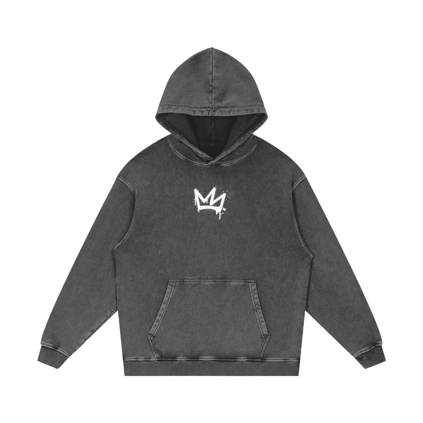 Acid Wash Oversized Hoodie