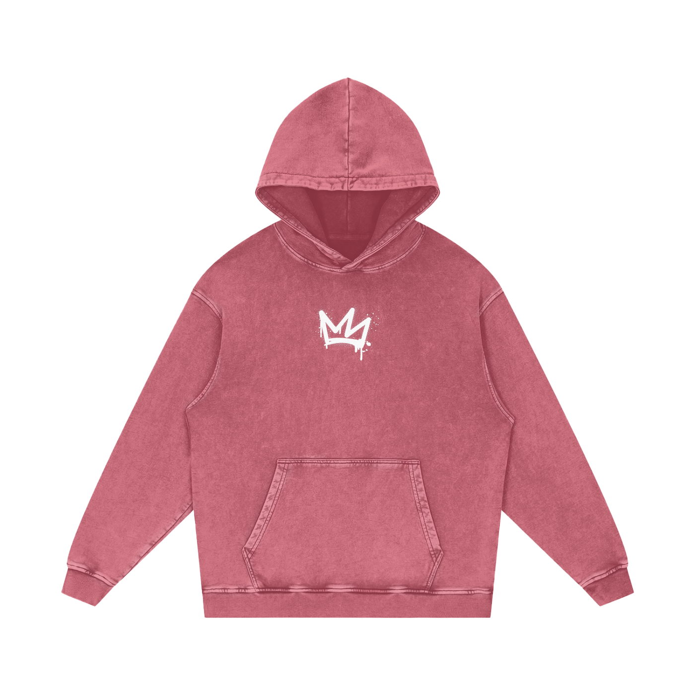 Acid Wash Oversized Hoodie