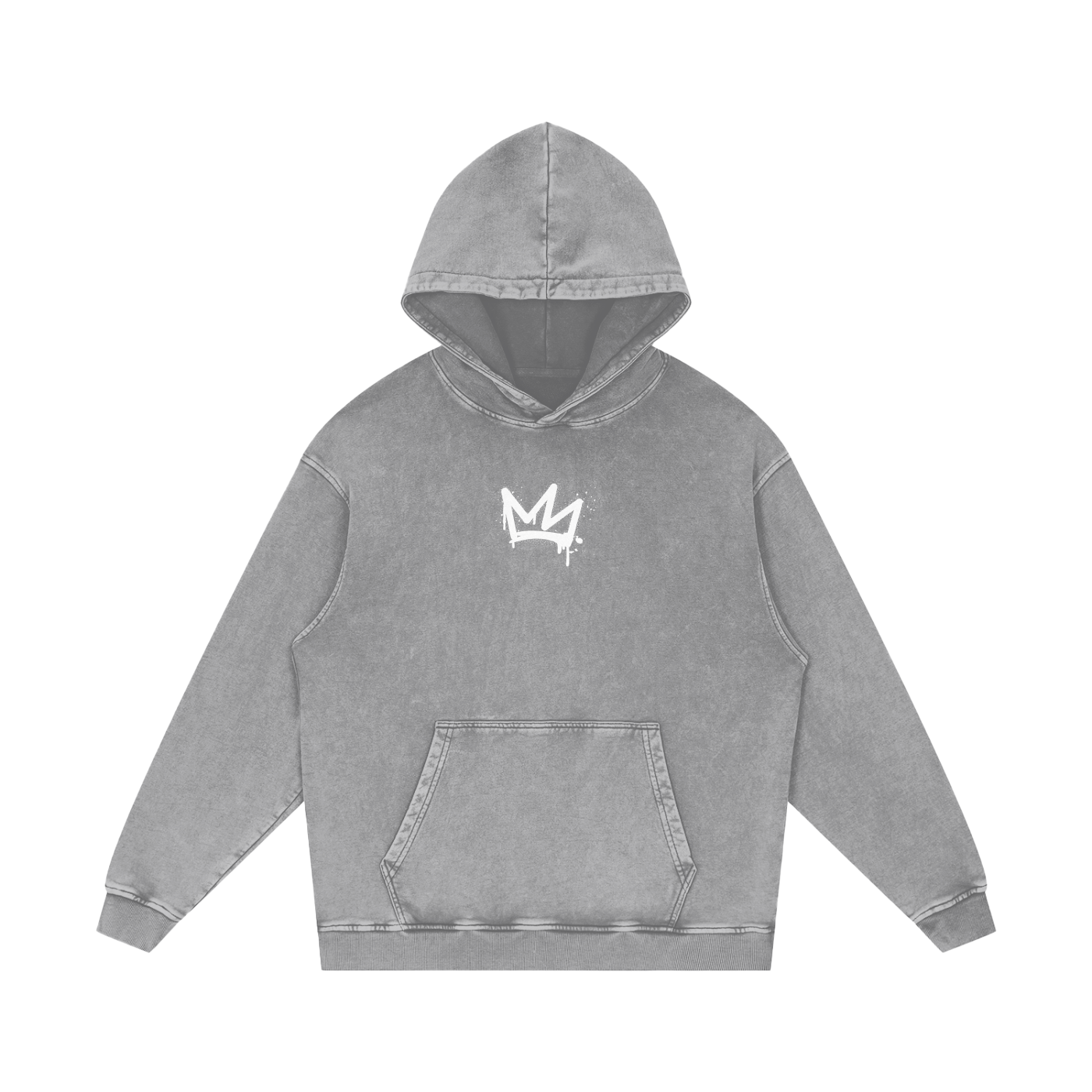 Acid Wash Oversized Hoodie
