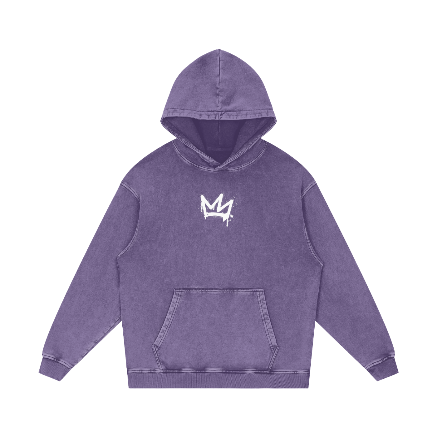 Acid Wash Oversized Hoodie