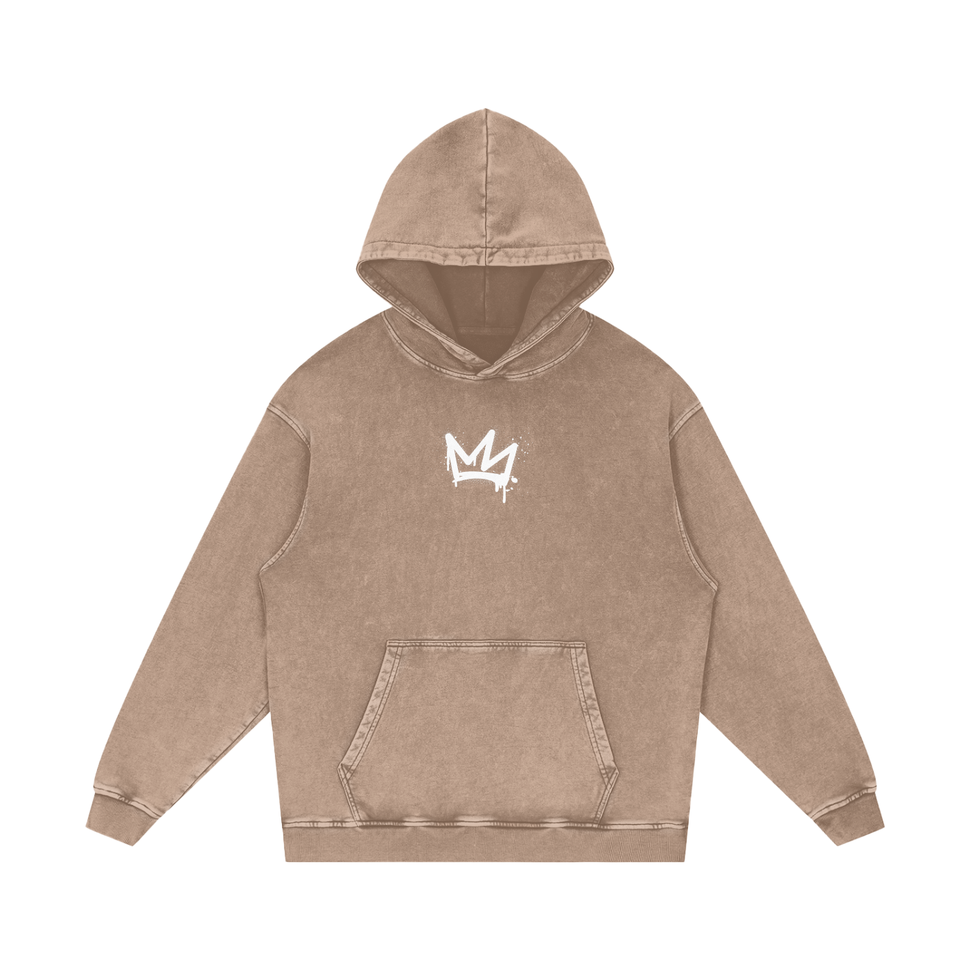 Acid Wash Oversized Hoodie