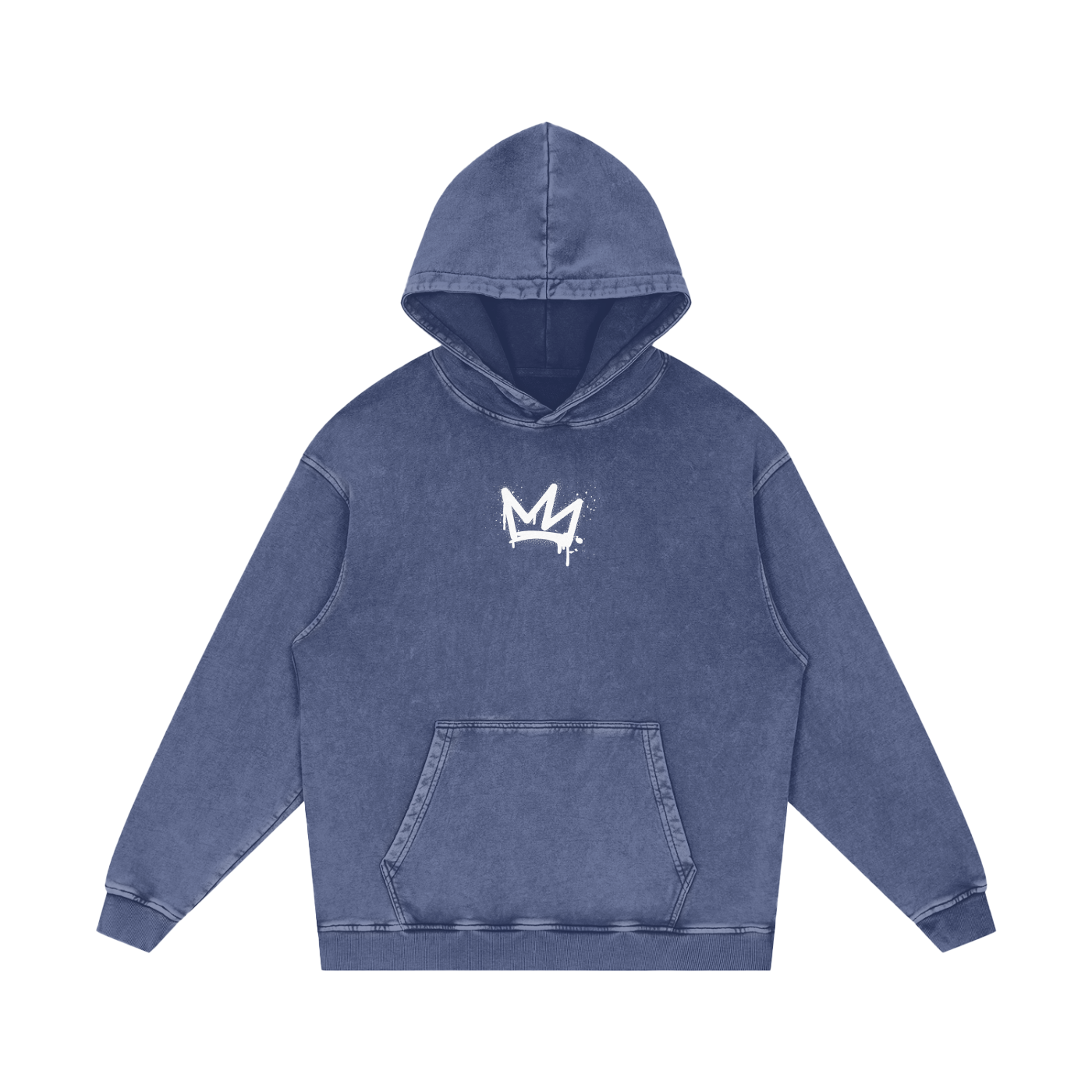 Acid Wash Oversized Hoodie
