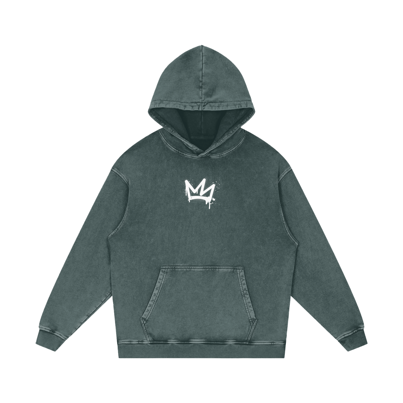 Acid Wash Oversized Hoodie